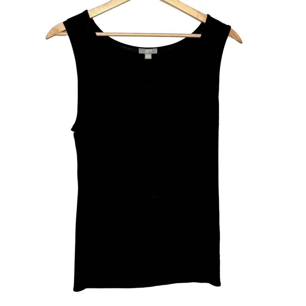 J. Jill Black Stretch Tank Top Size Small